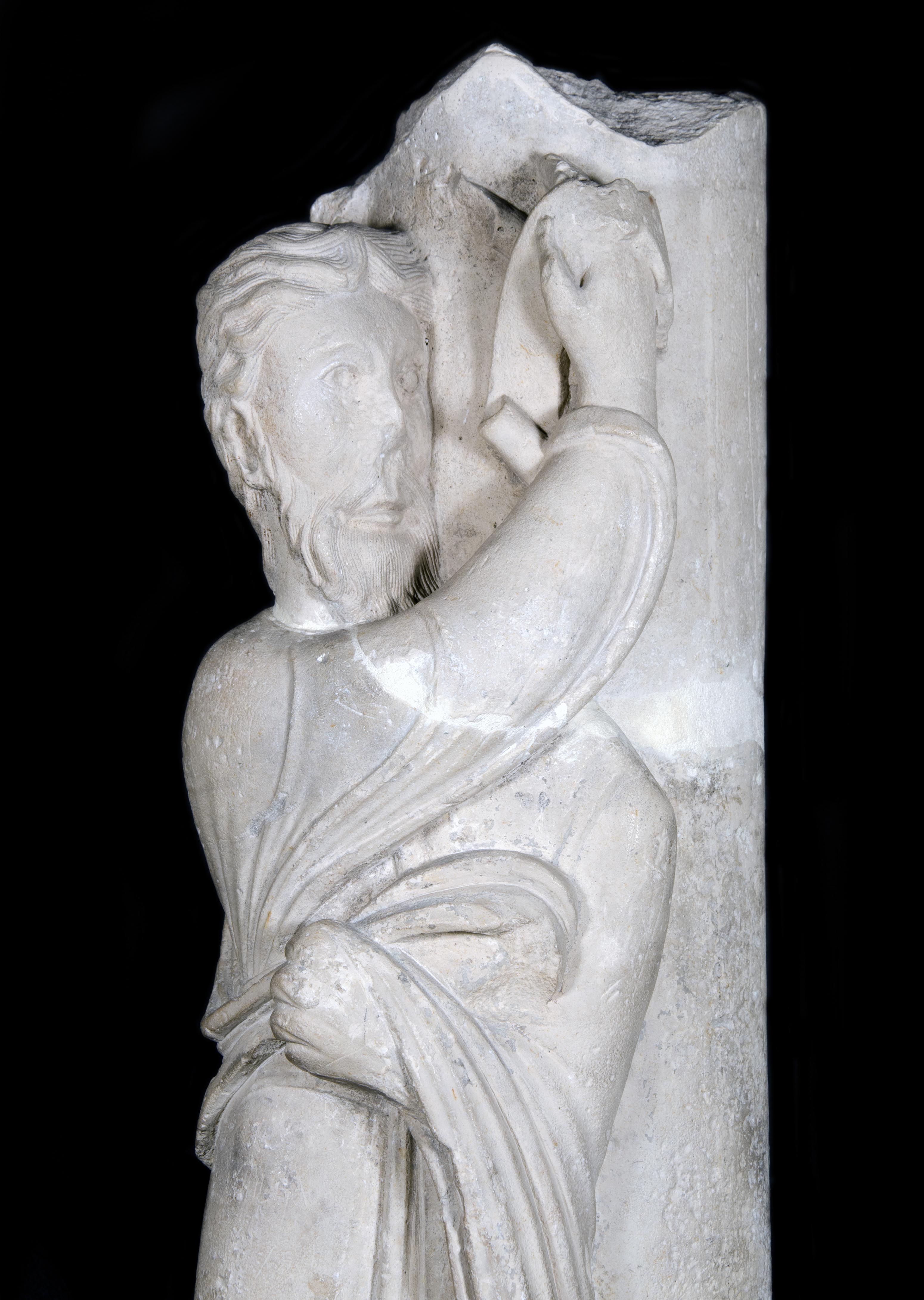 Statue-colonne représentant Isaïe